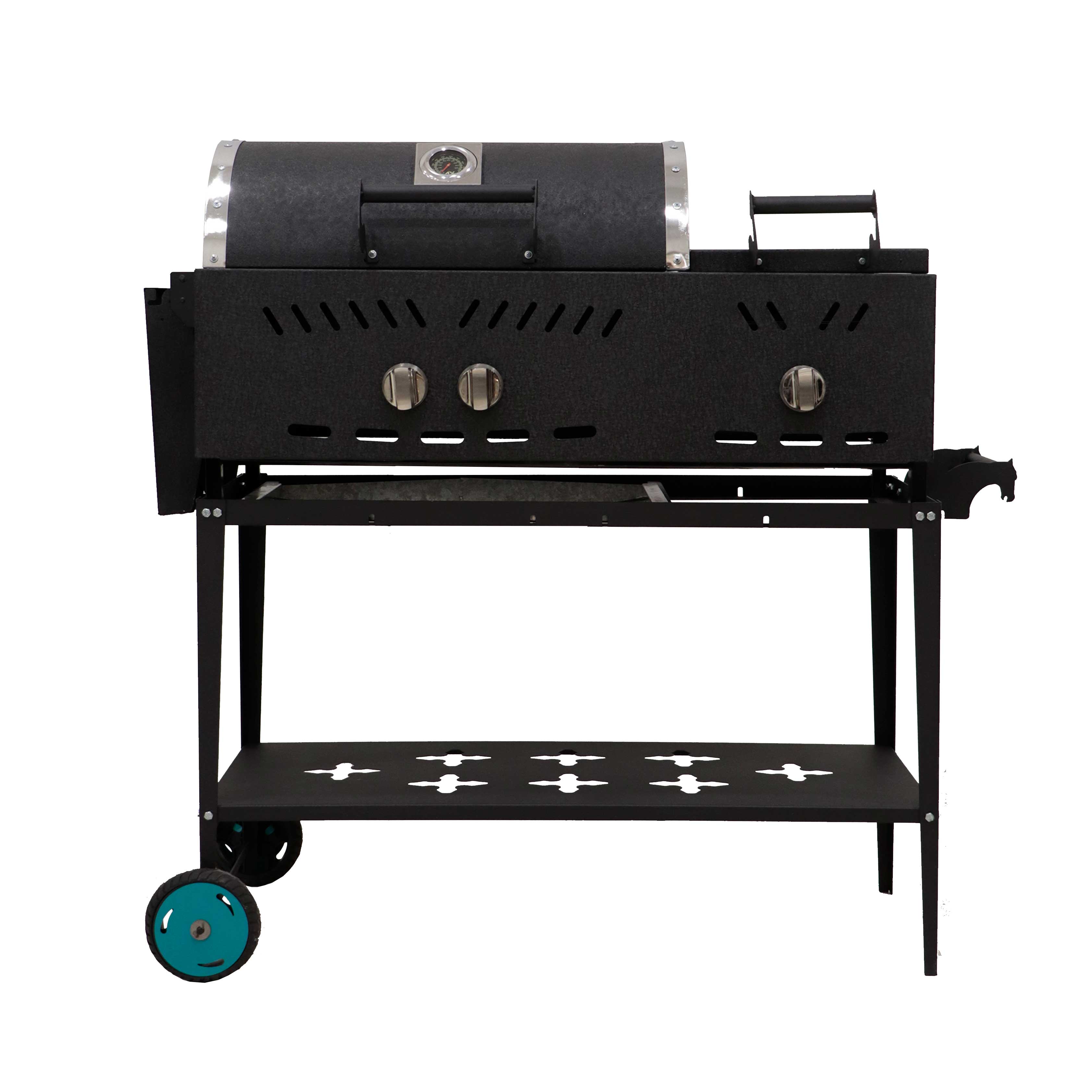 باربیکیو گازی زغالی با ترمومتر و پلوپز گازاکس پلاس مدل 9040 کد 2100131004