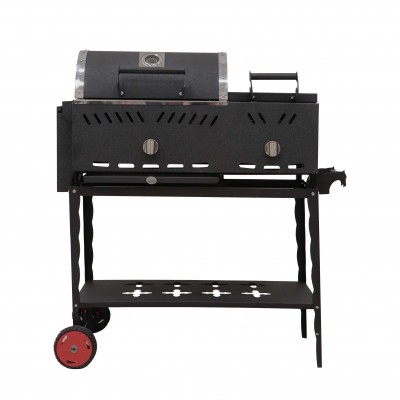 باربیکیو گازی زغالی با ترمومتر و پلوپز گازاکس پلاس مدل 8040 کد 2100131001