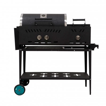 باربیکیو گازی زغالی با ترمومتر و پلوپز گازاکس پلاس مدل 9040 کد 2100131004