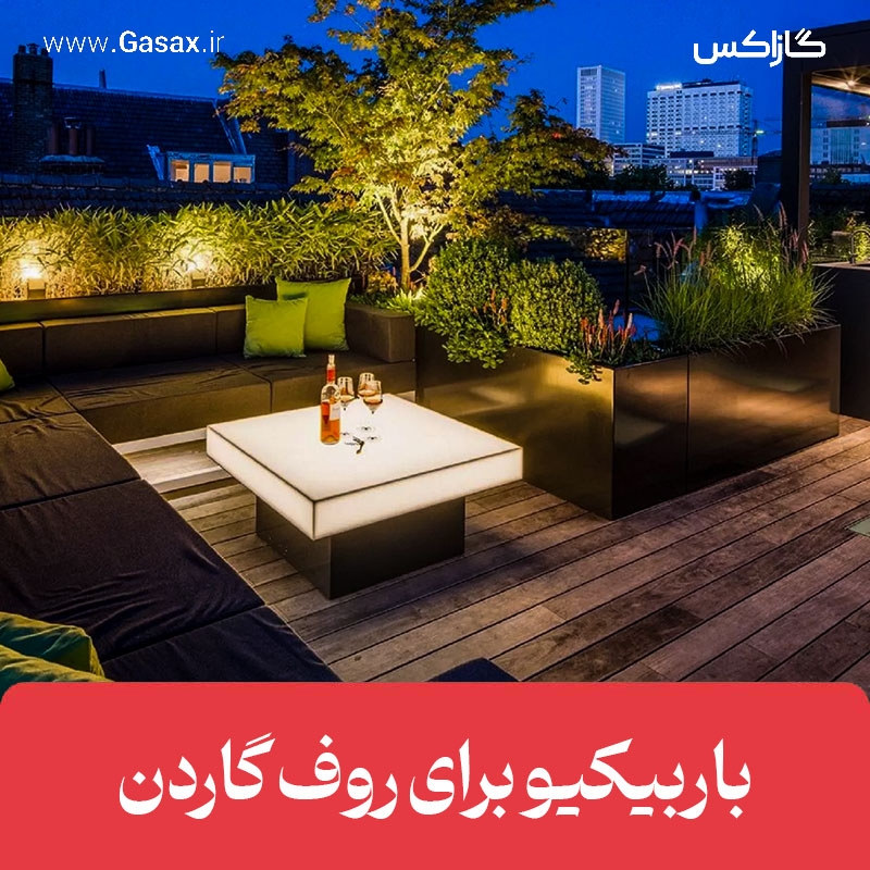 باربیکیو گازی برای روف گاردن