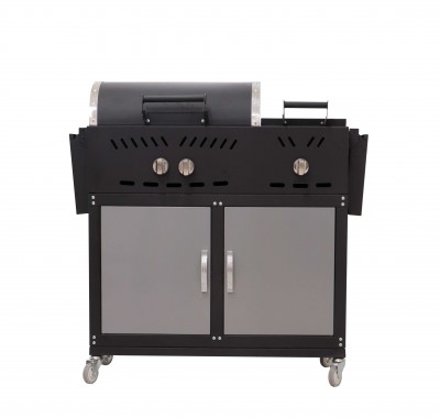 باربیکیو گازی زغالی با ترمومتر و پلوپز گازاکس پلاس 9040 کابینتی کد 2100140008