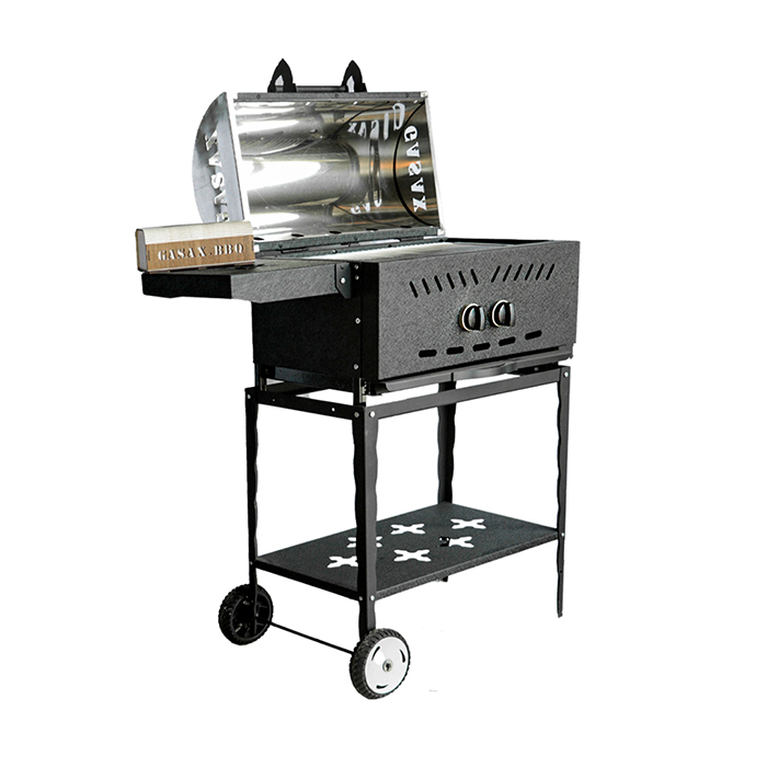 باربیکیو گازی زغالی با ترمومتر گازاکس پلاس مدل 6040 کد 2100130004