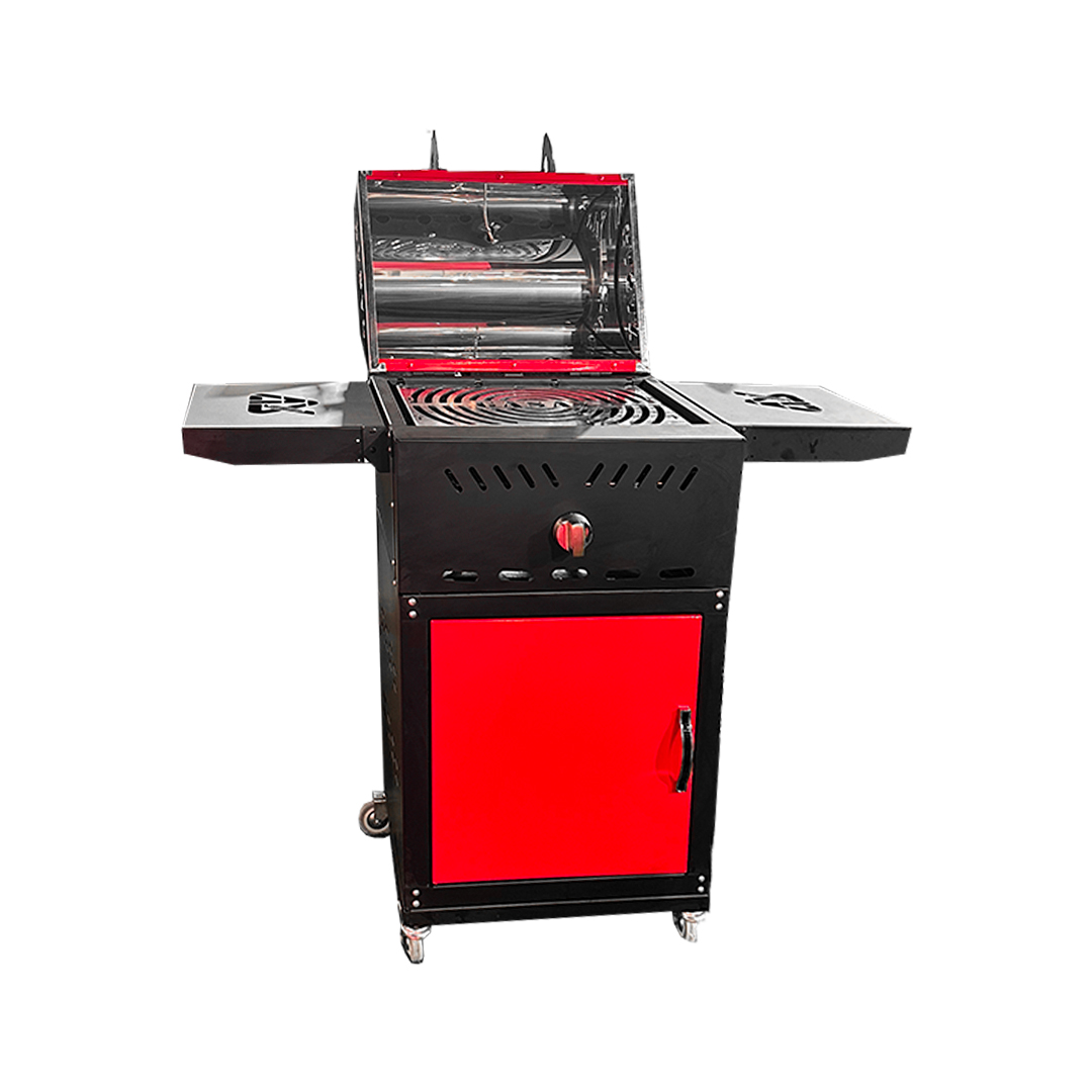 باربیکیو گازی زغالی با ترمومتر گازاکس پلاس 5040 کابینتی کد 2100140002