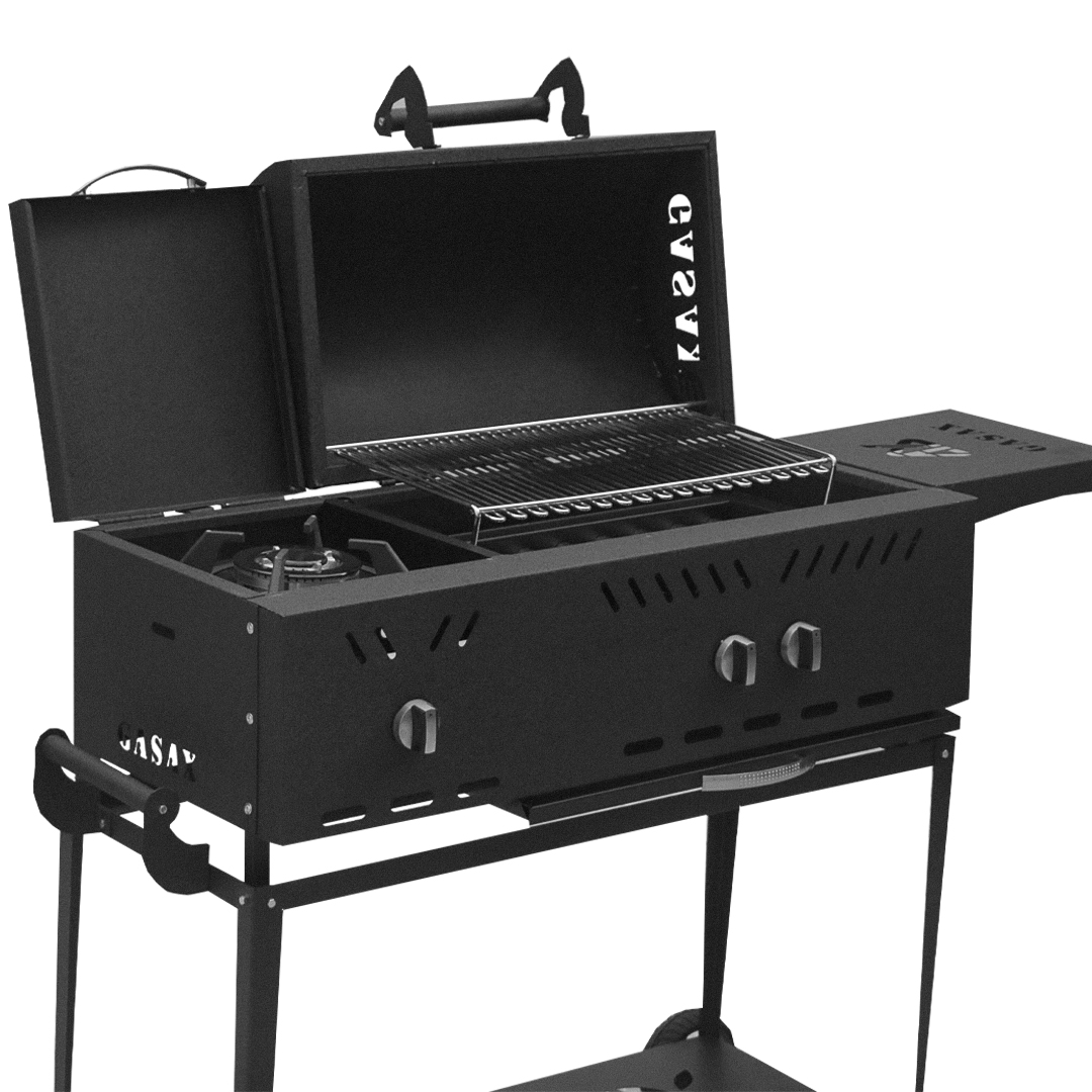 باربیکیو گازی زغالی با پلوپز گازاکس پلاس مدل 9040 کد 2100131002