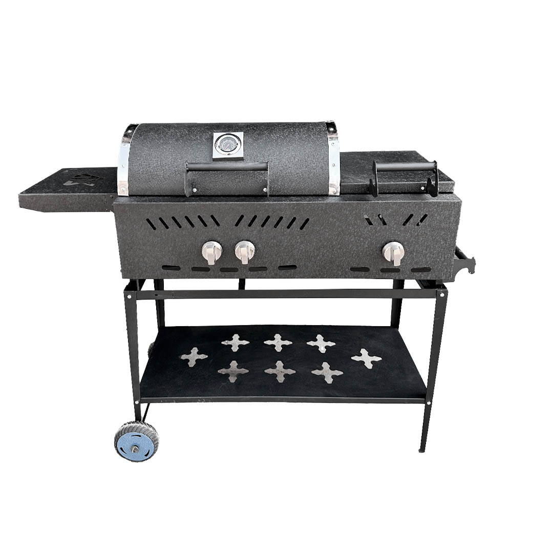 باربیکیو گازی زغالی با ترمومتر و پلوپز گازاکس پلاس مدل 9040 کد 2100131004